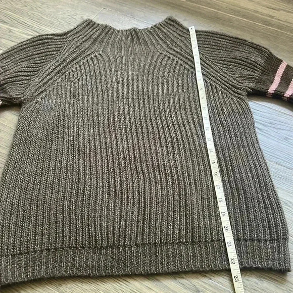 🔥Nada Del Riccio🔥 | Brown knit puff long sleeve sweater made in Italy - Picture 9 of 10